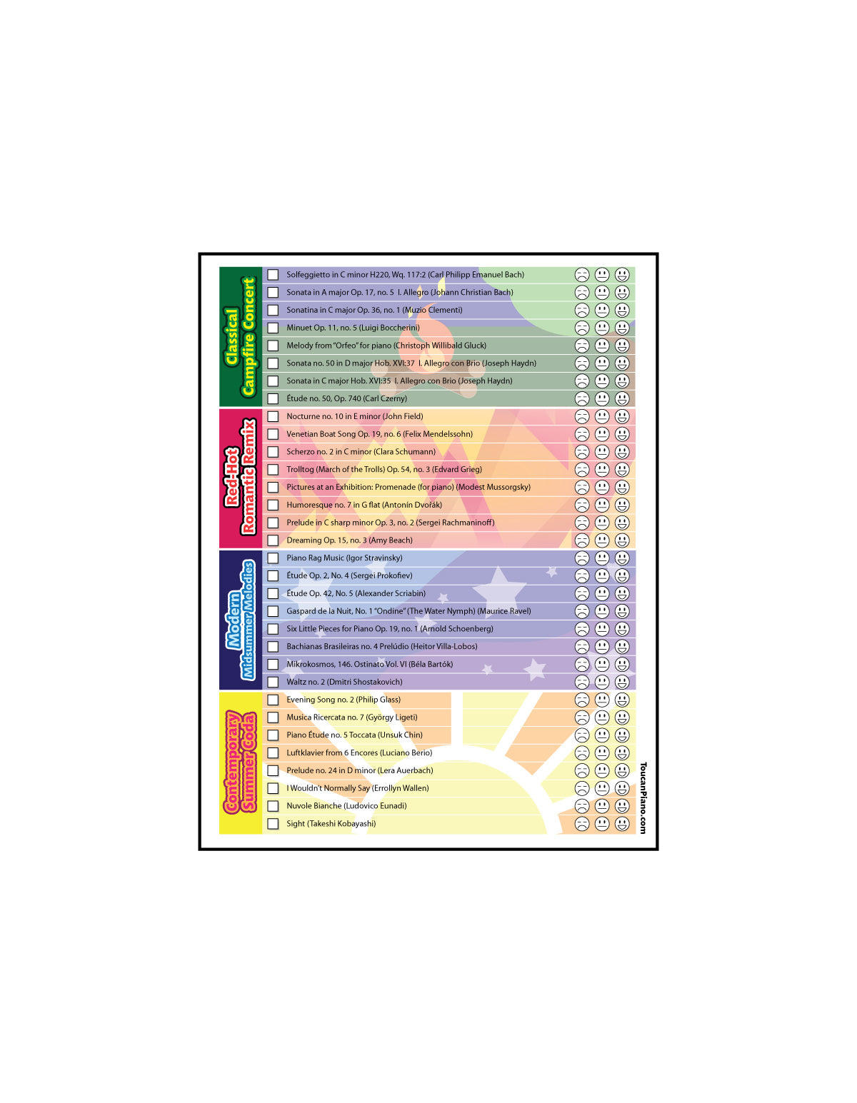 Summer 60 (60 Days of Piano Music)