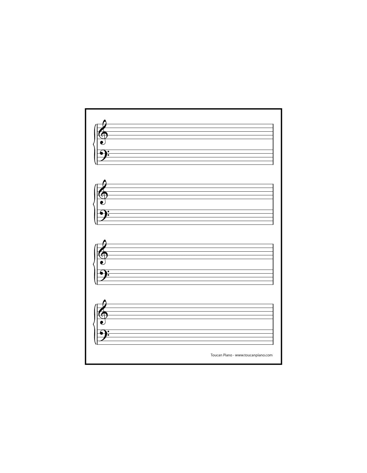 Printable Manuscript Paper