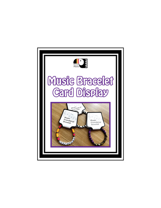 Music Bracelet Display Cards