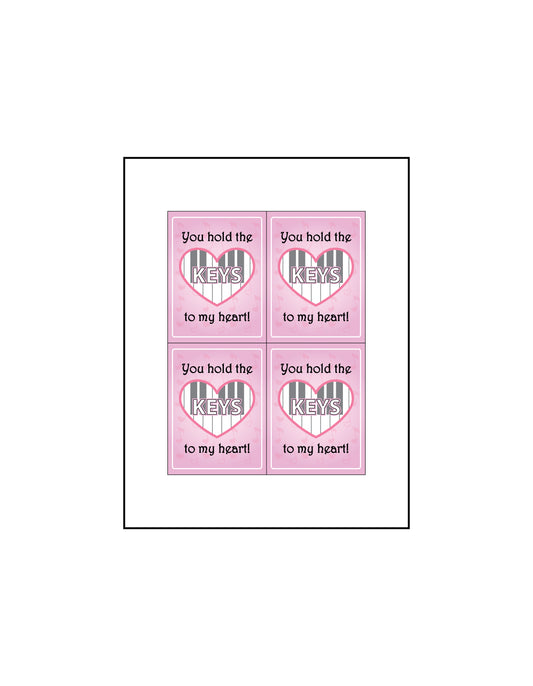 Valentine's Day Card: You Hold the Keys to my Heart