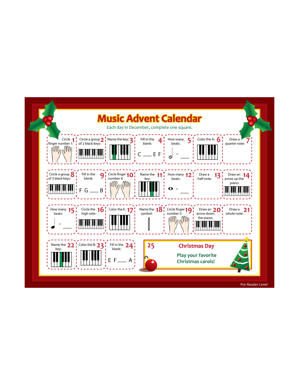 Music Advent Calendars