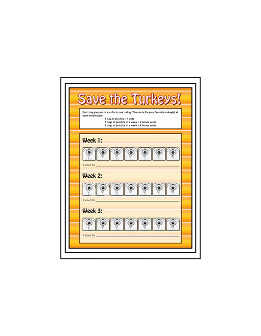 Turkey Practice Challenge Tracker