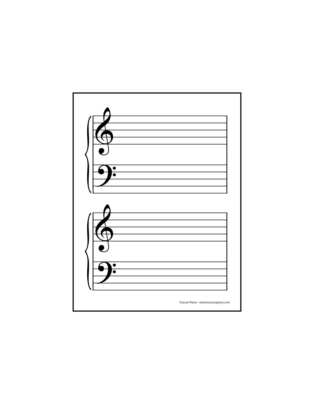 Printable Manuscript Paper