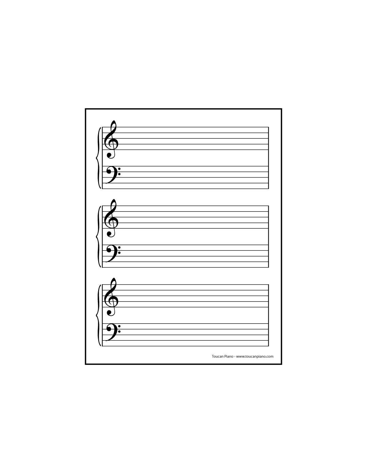 Printable Manuscript Paper
