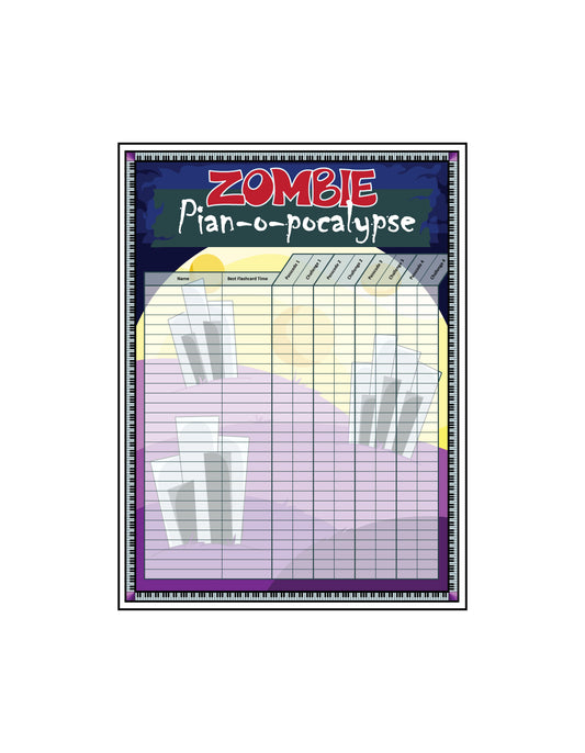 Zombie Pian-o-pocalypse Poster