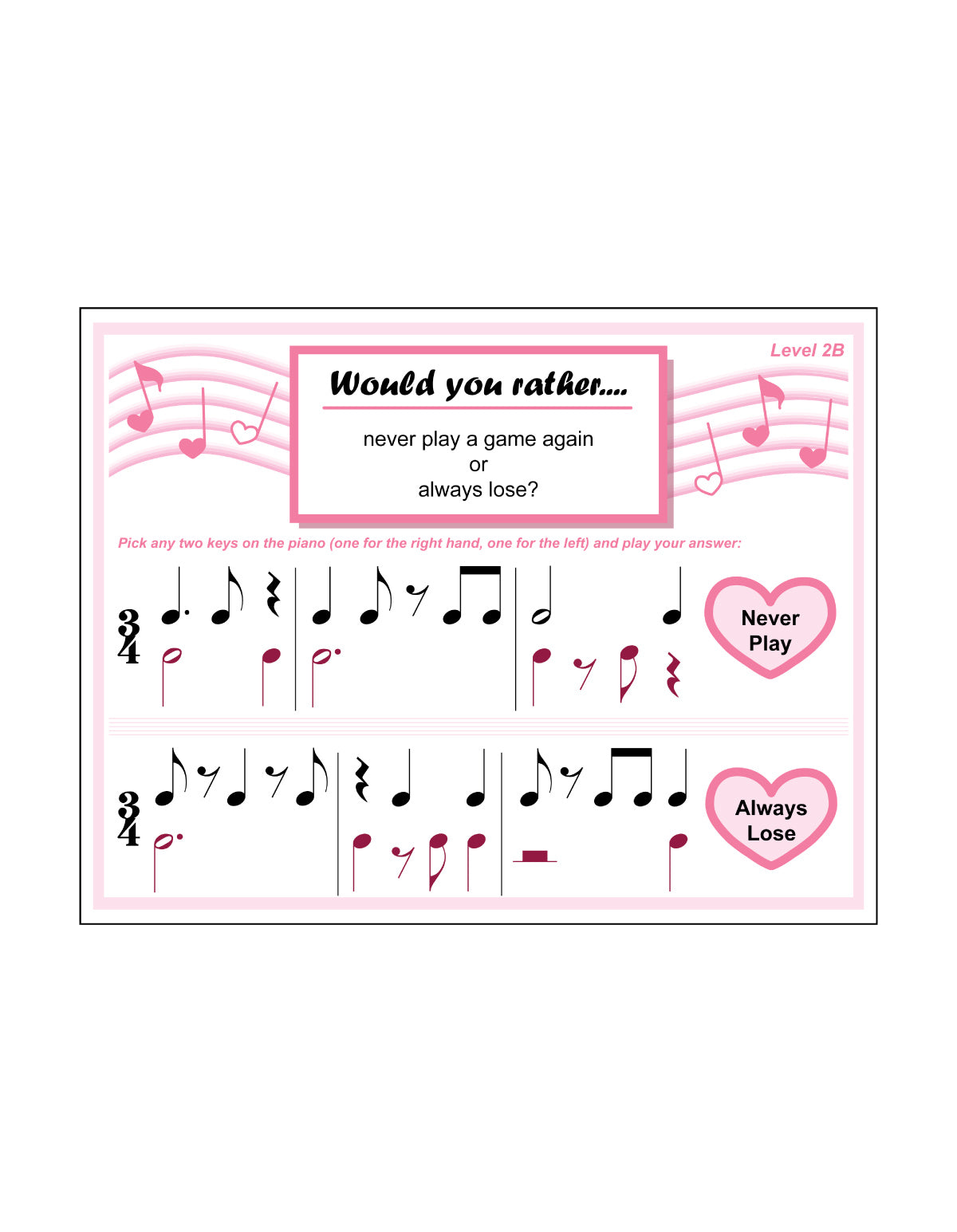 The Path to your Heart - A Valentine's Day Would you Rather Rhythm Game